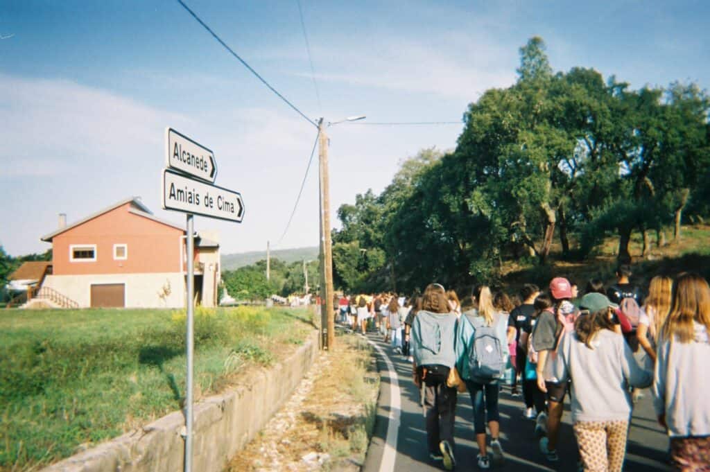 autoestrada, peregrinos, Fátima, EJNS, estrada, caminho